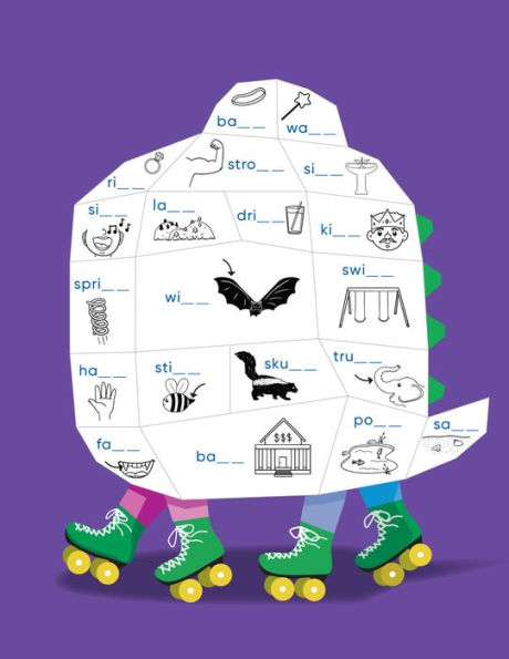 Learn by Sticker: Beginning Phonics: Use Phonics to Create 10 Friendly Monsters!