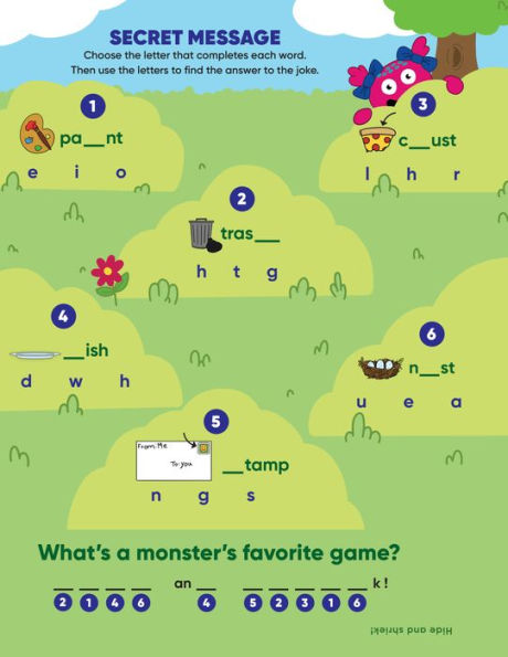 Learn by Sticker: Beginning Phonics: Use Phonics to Create 10 Friendly Monsters!