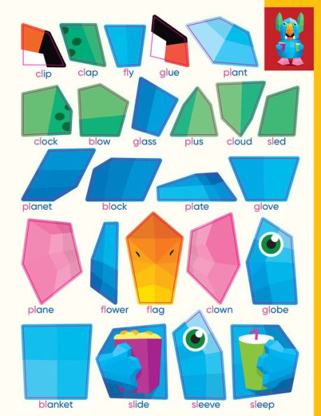 Learn by Sticker: Beginning Phonics: Use Phonics to Create 10 Friendly Monsters!