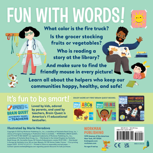 My First Brain Quest First Words: Community Helpers: A Question-and-Answer Book