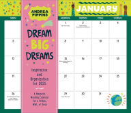 Title: Dream Big Dreams: Inspiration and Organization for 2025: A Magnetic Monthly Calendar for a Fridge, Wall, or Desk