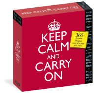 Title: Keep Calm and Carry On Page-A-Day® Calendar 2025: 365 Quotes, Slogans, and Mottos for 2025