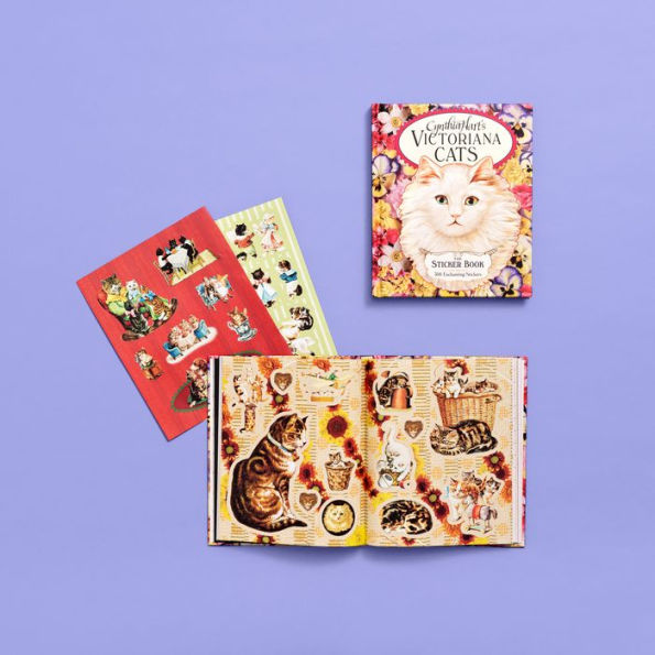 Cynthia Hart's Victoriana Cats: The Sticker Book: 300 Enchanting Stickers