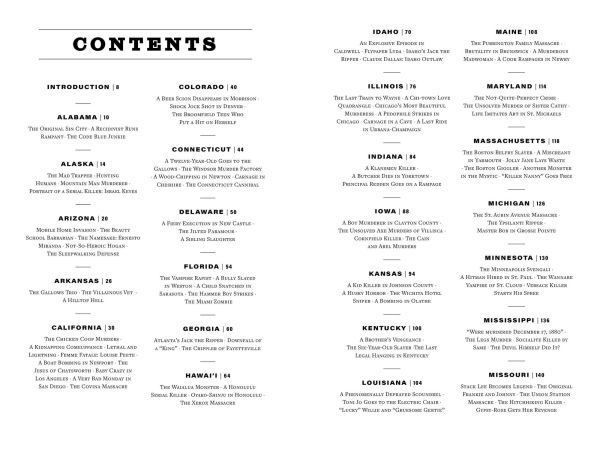 50 States of Murder: An Atlas American Crime