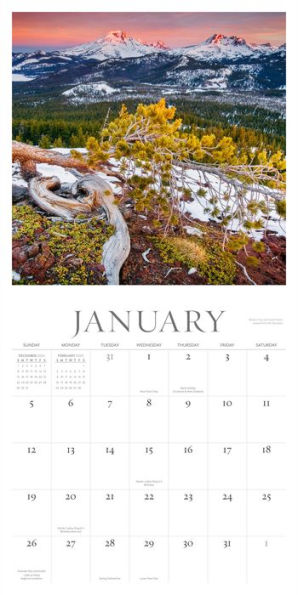 2025 Oregon My Oregon Wall Calendar