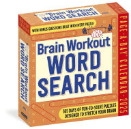 Title: Brain Workout Word Search Page-A-Day® Calendar 2025: Fun-to-Solve Puzzles Designed to Stretch Your Brain