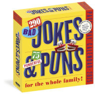 Title: 290 Bad Jokes & 75 Punderful Puns Page-A-Day® Calendar 2025: For the Whole Family!