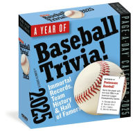 Title: A Year of Baseball Trivia Page-A-Day® Calendar 2025: Immortal Records, Team History & Hall of Famers