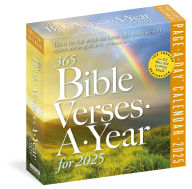 Title: 365 Bible Verses-A-Year Page-A-Day® Calendar 2025: Timeless Words from the Bible to Guide, Comfort, and Inspire