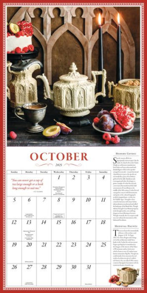 The Collectible Teapot Wall Calendar 2025: A Tea Obsessive's Dream Come True