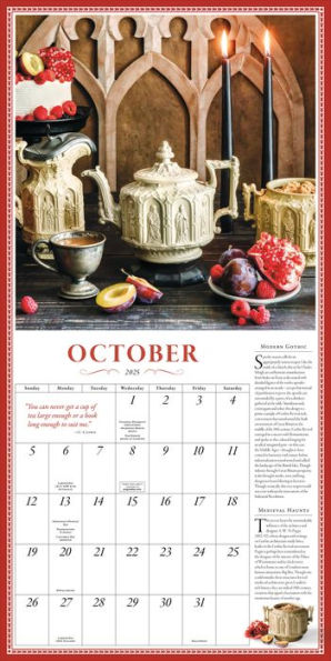 The Collectible Teapot Wall Calendar 2025: A Tea Obsessive's Dream Come True