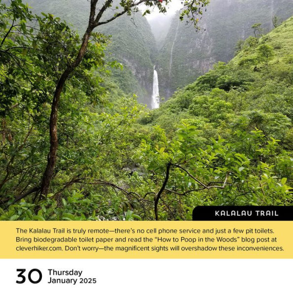 Walks of the World Page-A-Day® Calendar 2025: Discover 25 Epic Treks & Multiday Hut-to-Hut Hikes