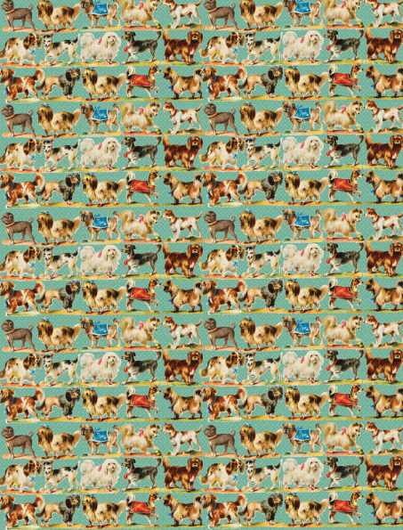 Cynthia Hart's Victoriana Dogs: 12 Wrapping Papers and Gift Tags