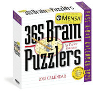 Title: Mensa® 365 Brain Puzzlers Page-A-Day® Calendar 2025: Word Puzzles, Logic Challenges, Number Problems, and More