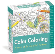 Title: Calm Coloring Page-A-Day® Calendar 2025: A Year of Zendoodle® Patterns