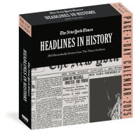 Title: 2025 New York Times Headlines in History Page-A-Day® Calendar