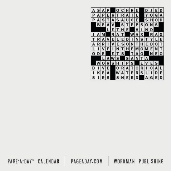 2025 New York Times Crossword Page-A-Day® Calendar