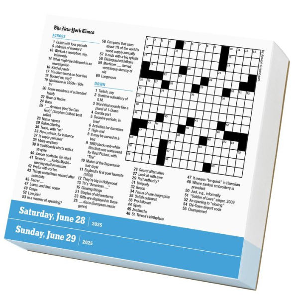 2025 New York Times Crossword Page-A-Day® Calendar