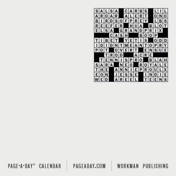 2025 New York Times Crossword Page-A-Day® Calendar