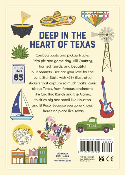 I Love Texas Sticker Book: 425+ Stickers Celebrating the Lone Star State
