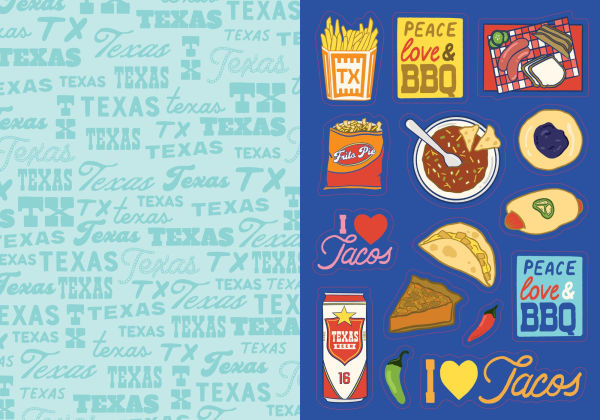 I Love Texas Sticker Book: 425+ Stickers Celebrating the Lone Star State