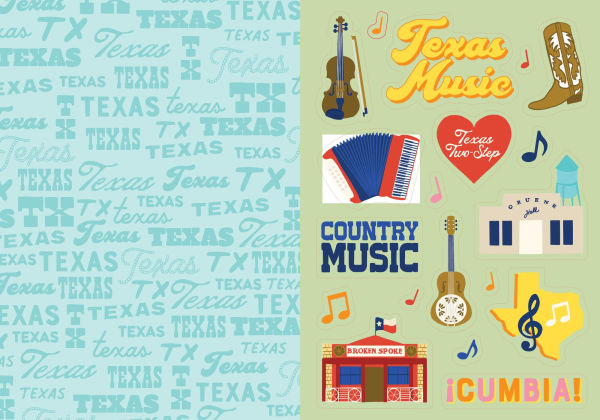 I Love Texas Sticker Book: 425+ Stickers Celebrating the Lone Star State