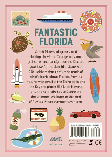 I Love Florida Sticker Book: 350+ Stickers Celebrating the Sunshine State