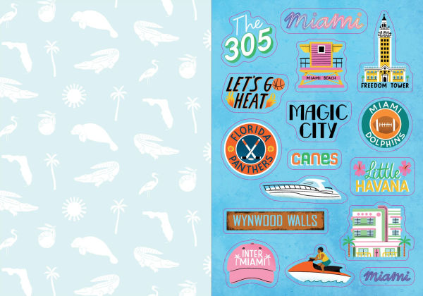 I Love Florida Sticker Book: 350+ Stickers Celebrating the Sunshine State
