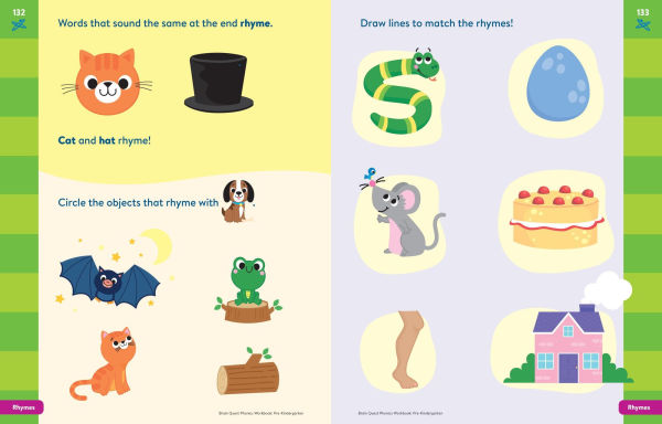 Brain Quest Phonics Workbook: Pre-Kindergarten