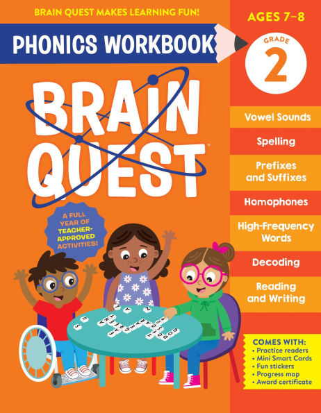 Brain Quest Phonics Workbook: Grade