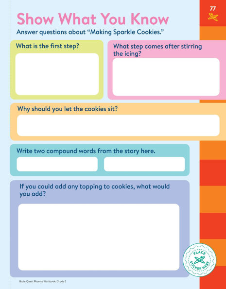 Brain Quest Phonics Workbook: Grade