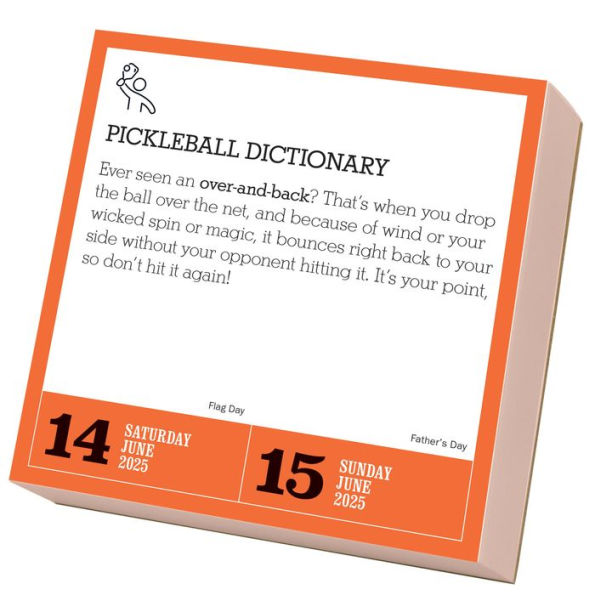 2025 Pickleball Is Life! Page-A-Day Calendar