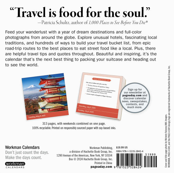 2025 Travel Dreams Page-A-Day Calendar (B&N Exclusive)