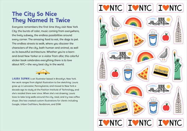 I Love New York City Sticker Book: 425+ Stickers Celebrating the Big Apple