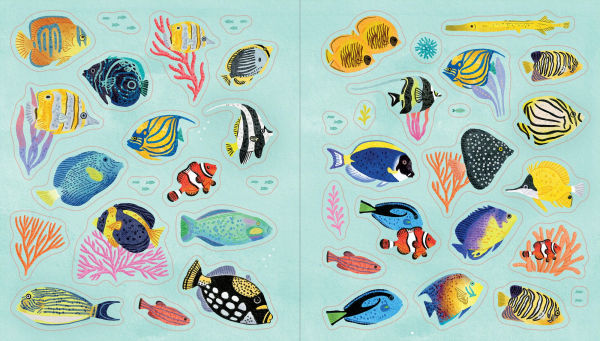 An Ocean Lover's Sticker Book