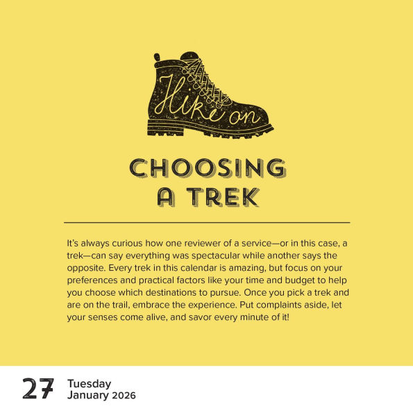 2026 Walks of the World Page-A-Day Calendar