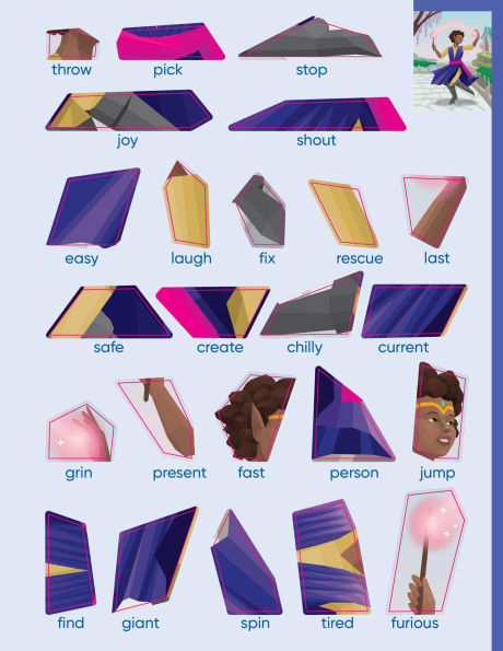 Learn by Sticker: Word Study: Use Phonics to Create 10 Mythical Creatures!