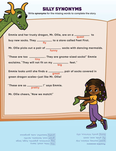 Learn by Sticker: Word Study: Use Phonics to Create 10 Mythical Creatures!