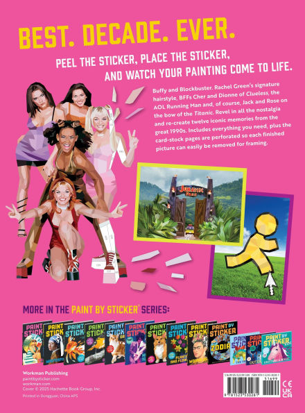 Paint by Sticker (Official): 90s: Re-create 12 Iconic Images One Sticker at a Time!