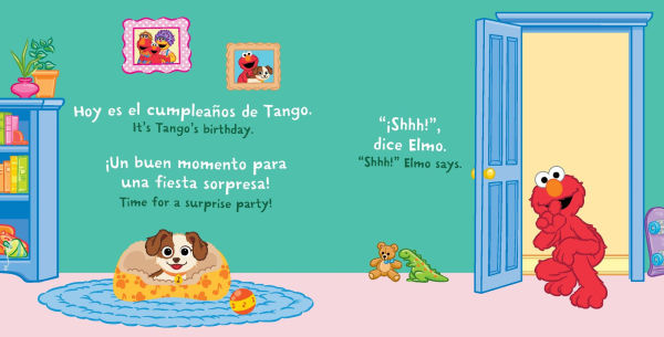 Indestructibles: Sesame Street: Bilingual English/Spanish Elmo dice: ¡Sorpresa! / Elmo Says Surprise!: Resiste mordidas, No se rompe, No es tóxico, 100% lavable