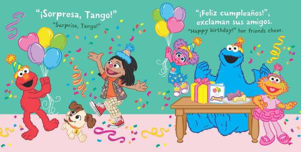 Indestructibles: Sesame Street: Bilingual English/Spanish Elmo dice: ¡Sorpresa! / Elmo Says Surprise!: Resiste mordidas, No se rompe, No es tóxico, 100% lavable
