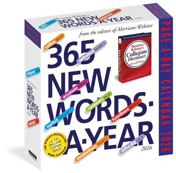 2026 365 New Words-A-Year Page-A-Day Calendar