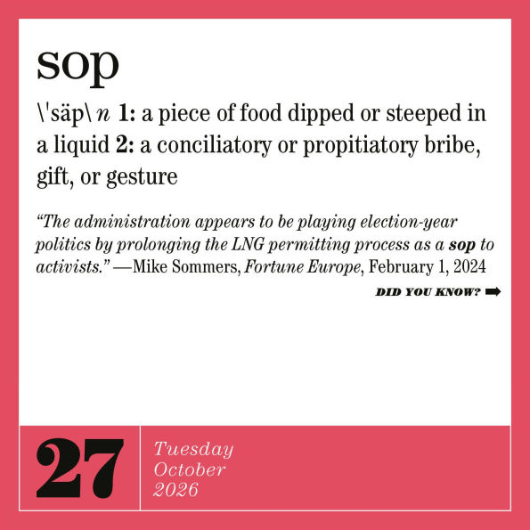 2026 365 New Words-A-Year Page-A-Day Calendar