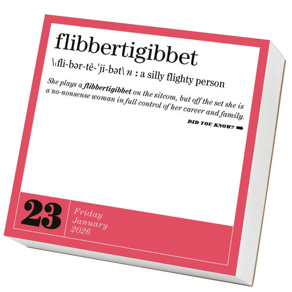 2026 365 New Words-A-Year Page-A-Day Calendar