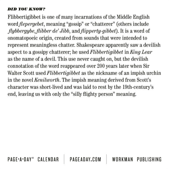 2026 365 New Words-A-Year Page-A-Day Calendar