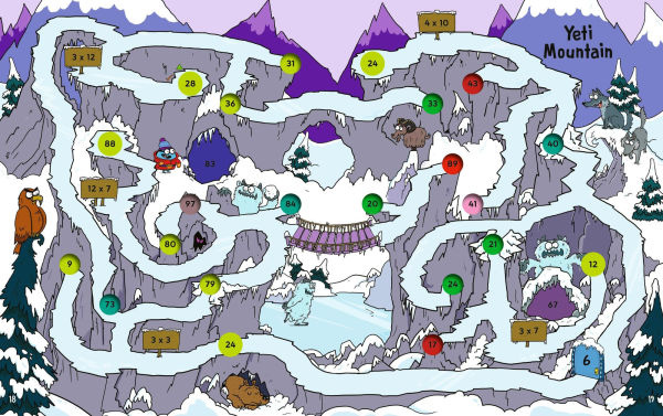 Mega Math Maze: A Multiplication Adventure