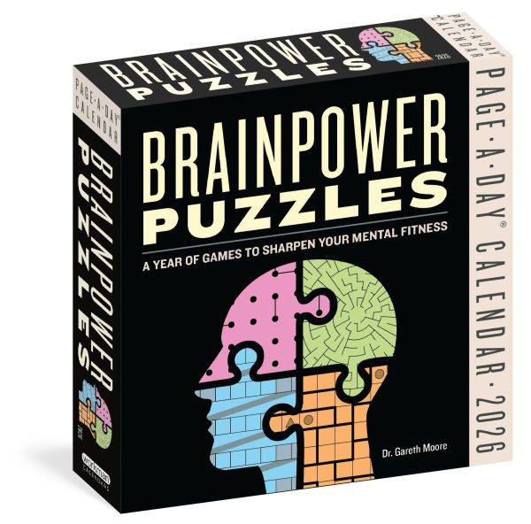 2026 Brainpower Puzzles Page-A-Day Calendar