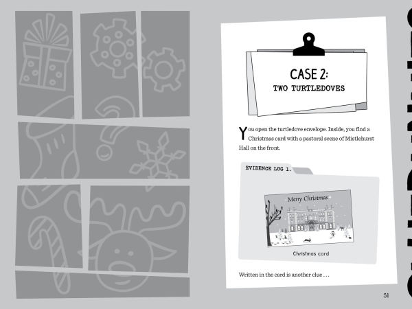 Cluedle: The Case of Rudolph's Revenge (Book 4): Crack the Case by Solving 80 Christmas Mystery Puzzles