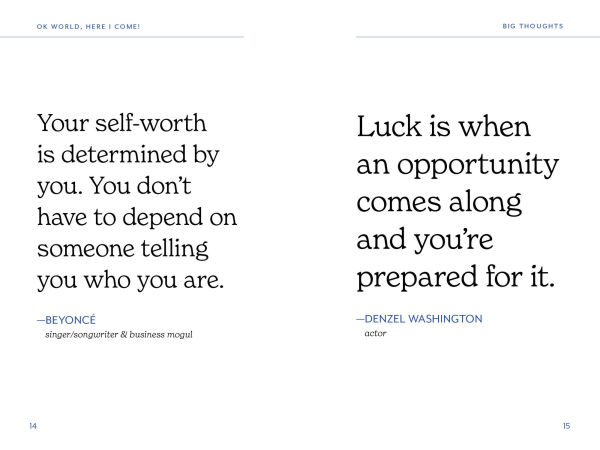 OK World, Here I Come!: Inspiring Advice for the Day After Graduation