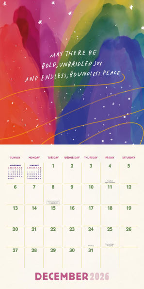 2026 Morgan Harper Nichols: Shine On, Anyway Wall Calendar